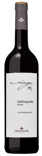 Ihringer Winklerberg URINGA 962 Spätburgunder Rotwein QbA trocken